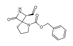 benzyl (1R,4R)-1-formyl-3-oxo-2,5-diazaspiro[3.4]octane-5-carboxylate Structure