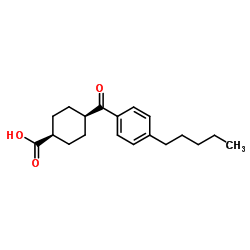 cis-4-(4-Pentylbenzoyl)cyclohexanecarboxylic acid picture