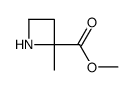 2-Azetidinecarboxylicacid,2-methyl-,methylester(9CI) Structure
