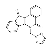 6-(2-Furylmethyl)-5H-indeno(1,2-c)isoquinoline-5,11(6H)-dione picture