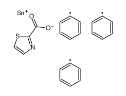 triphenylstannyl 1,3-thiazole-2-carboxylate Structure