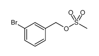 Benzenemethanol, 3-bromo-, 1-methanesulfonate结构式