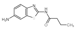 N-(6-AMINO-BENZOTHIAZOL-2-YL)-BUTYRAMIDE Structure