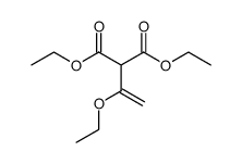 (1-ethoxy-vinyl)-malonic acid diethyl ester Structure