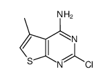 2-chloro-5-methylthieno[2,3-d]pyrimidin-4-amine Structure