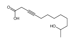 11-hydroxydodec-3-ynoic acid Structure