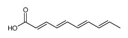 2,4,6,8-Decatetraenoic acid, (2E,4E,6E,8E) Structure