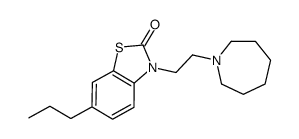 3-[2-(azepan-1-yl)ethyl]-6-propyl-1,3-benzothiazol-2-one Structure