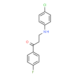 3-(4-chloroanilino)-1-(4-fluorophenyl)-1-propanone picture