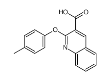 2-(4-methylphenoxy)quinoline-3-carboxylic acid Structure