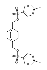 Bicyclo(2.2.2)octane-1,4-dimethanol Bis(p-toluene-sulfonate)结构式