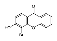 4-bromo-3-hydroxyxanthen-9-one Structure