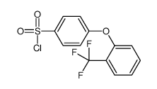 4-[2-(Trifluoromethyl)phenoxy]benzenesulfonyl chloride structure