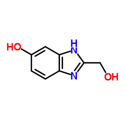 2-(Hydroxymethyl)-1H-benzimidazol-6-ol结构式