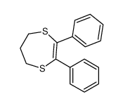 2,3-diphenyl-6,7-dihydro-5H-1,4-dithiepine Structure