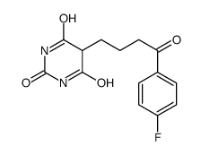 5-[4-(4-fluorophenyl)-4-oxobutyl]-1,3-diazinane-2,4,6-trione Structure