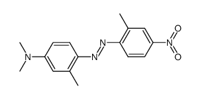 2,2'-Dimethyl-4-nitro-4'-N,N-dimethylamino-azobenzol Structure