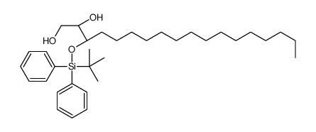 (2R,3S)-3-[tert-butyl(diphenyl)silyl]oxyoctadecane-1,2-diol Structure