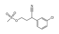 [3-(3-chlorophenyl)-3-cyanopropyl] methanesulfonate picture