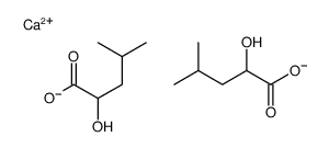 calcium (±)-bis[2-hydroxy-4-methylvalerate] Structure