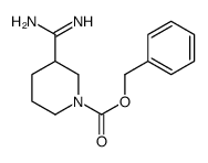 1-CBZ-PIPERIDINE-3-CARBOXAMIDINE HYDROCHLORIDE Structure