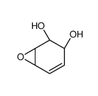 (1S,2R,3S,6R)-7-Oxabicyclo[4.1.0]hept-4-ene-2,3-diol Structure