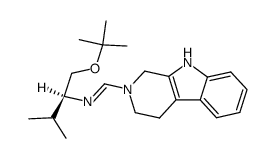 (S)-β-carboline-O-tert-butylvalinol formamidine Structure