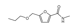 5-propoxymethyl-furan-2-carboxylic acid methylamide Structure