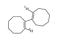 2,2'-dideutero-1,1'-bi(1-cycloocten-1-yl) Structure