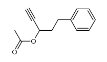 (+/-)-1-(2-Phenylethyl)-3-propynyl acetate Structure