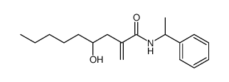 4-hydroxy-N-(α-methylbenzyl)-2-methylenenonanamide Structure