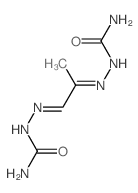 Hydrazinecarboxamide,2,2'-(1-methyl-1,2-ethanediylidene)bis- picture