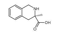 (R)-3-methyl-1,2,3,4-tetrahydroisoquinoline-3-carboxylic acid Structure