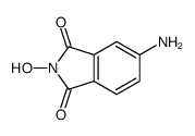 5-amino-2-hydroxyisoindole-1,3-dione Structure