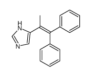 5-(1,1-diphenylprop-1-en-2-yl)-1H-imidazole Structure