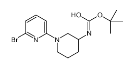 N-[1-(6-溴-2-吡啶基)-3-哌啶基]氨基甲酸叔丁酯图片