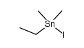 ethyl-dimethyl tin (1+), iodide Structure