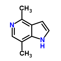 1H-Pyrrolo[3,2-c]pyridine, 4,7-dimethyl- structure