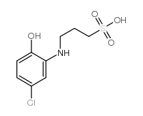 2-(4-硫丙基氨基)-4-氯苯酚结构式