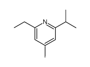 Pyridine, 2-ethyl-4-methyl-6-(1-methylethyl)- (9CI)结构式