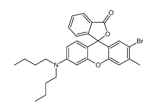 3-Dibutylamino-6-methyl-7-bromofluoran结构式