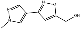 [3-(1-methyl-1H-pyrazol-4-yl)isoxazol-5-yl]methanol Structure