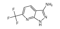 6-(trifluoromethyl)-1H-pyrazolo[3,4-b]pyridin-3-amine structure