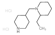 2-Ethyl-1-(4-piperidinylmethyl)piperidine dihydrochloride Structure