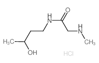 N-(3-Hydroxybutyl)-2-(methylamino)acetamide hydrochloride Structure