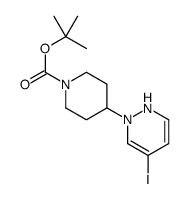 TERT-BUTYL 4-(5-IODOPYRIDAZIN-1(2H)-YL)PIPERIDINE-1-CARBOXYLATE structure