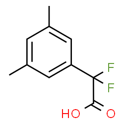 2-(3,5-二甲基苯基)-2,2-二氟乙酸结构式