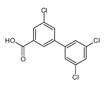 3-chloro-5-(3,5-dichlorophenyl)benzoic acid结构式