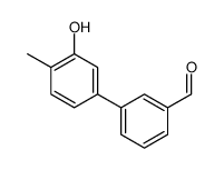 3-(3-hydroxy-4-methylphenyl)benzaldehyde结构式