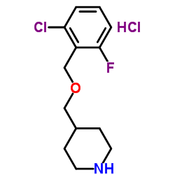 4-{[(2-Chloro-6-fluorobenzyl)oxy]methyl}piperidine hydrochloride (1:1)图片